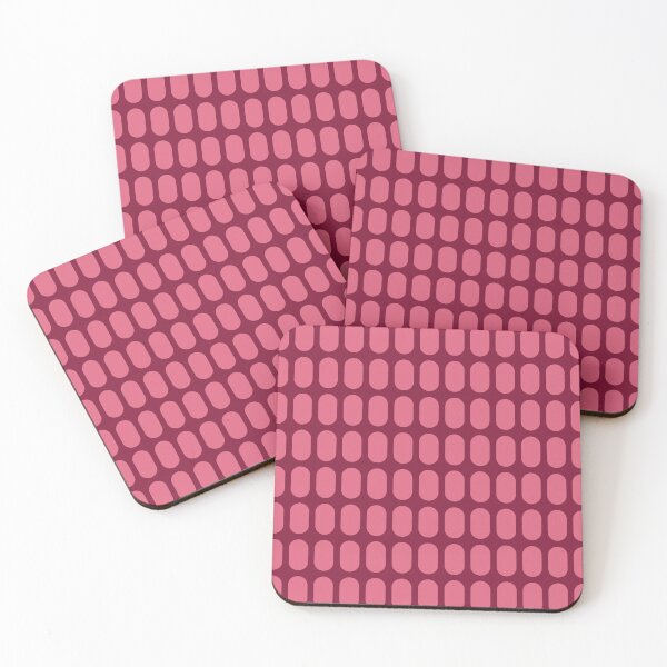 Item preview, Retro pink geometric oval seamless pattern background designed and sold by prapapon.