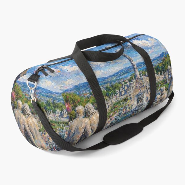 Item preview, Vigeland Park, Oslo – a painting of a beautiful summer day in this iconic Scandinavian sculpture park. designed and sold by GalleryKauffeld.