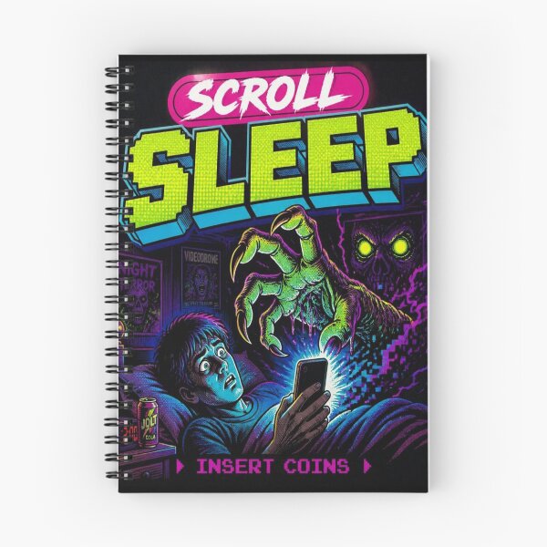 Item preview, Doomscroll Late Night Phone Screen Horror designed and sold by creativerooney.