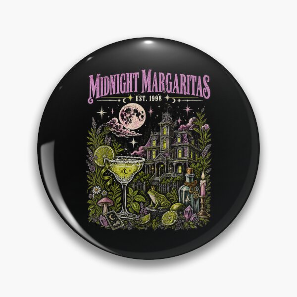 Item preview, Vintage Midnight Margaritas Witch Halloween Magical Cocktail designed and sold by MatherFisher.