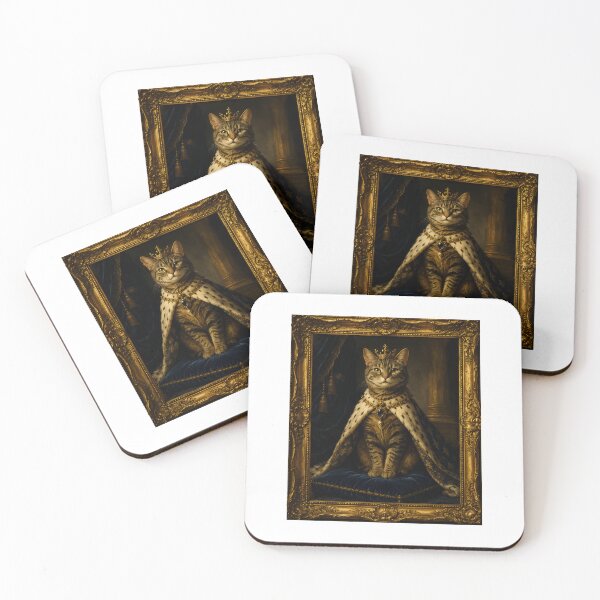 Item preview, Regal Cat Portrait Frame designed and sold by SoyLamderma.