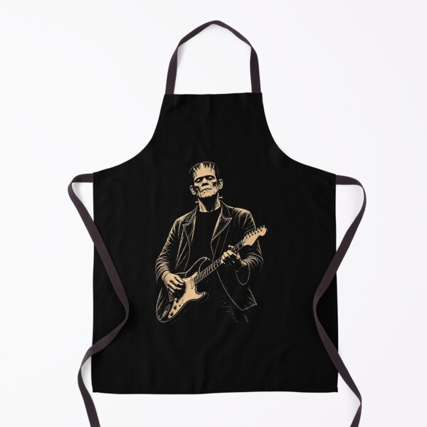 Item preview, Vintage Frankenstein Playing Guitar Halloween Frankenstein designed and sold by Juansustait.