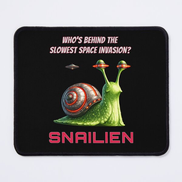 Item preview, Snailien – Funny Alien Space Pun designed and sold by PuniverseDesign.