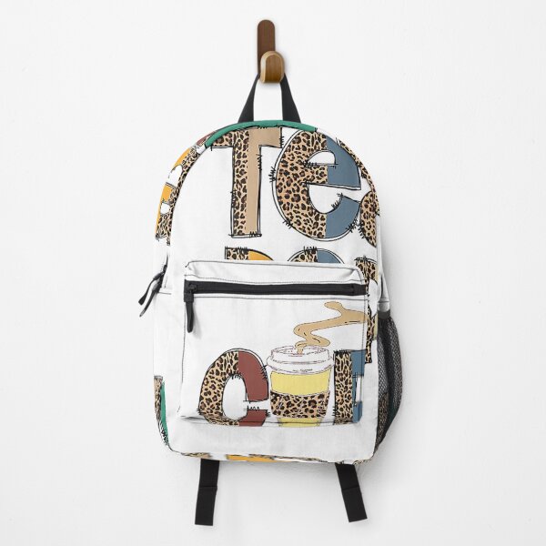Item preview, Coffee Teach Repeat Leopard Print Back to School Teachers T-Shirt designed and sold by Cafe18.