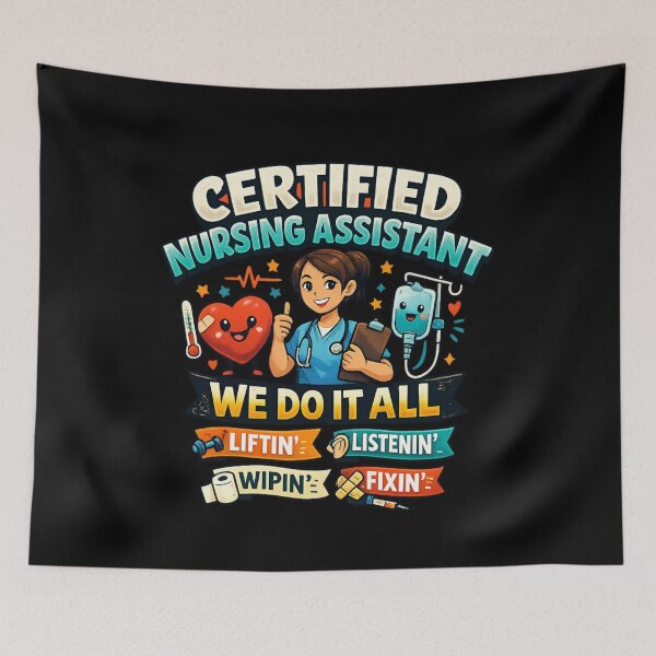 Item preview, Certified Nursing Assistant We Do It All - Funny CNA Nurse Assistant designed and sold by SidTastic .