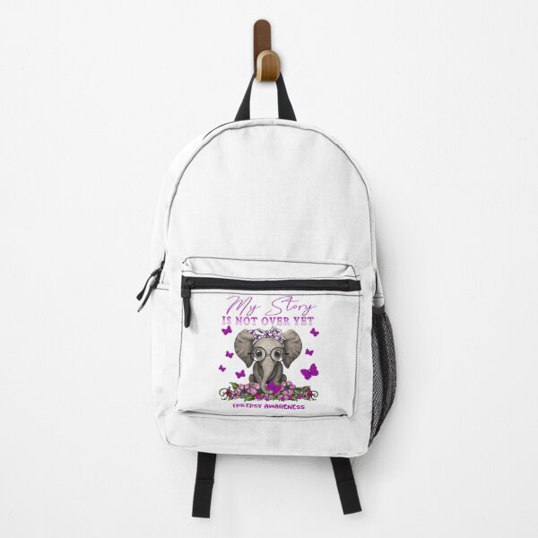 Item preview, Cute Elephant My Story Is Not Over Yet Epilepsy Awareness designed and sold by FinleyFamilyDes.