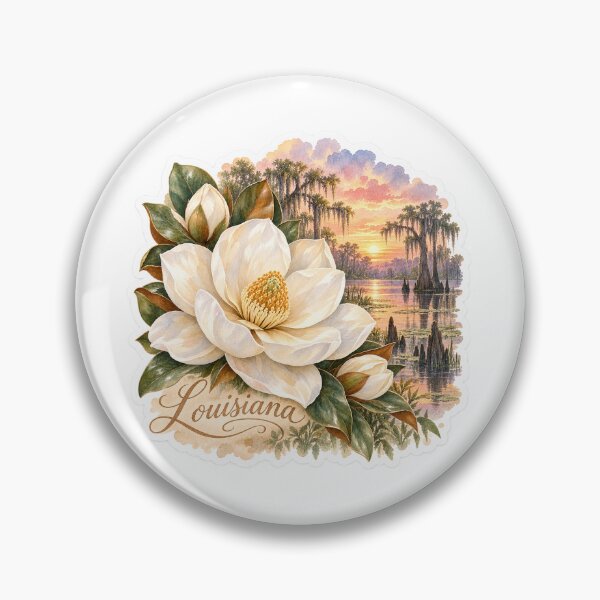 Item preview, Louisiana Magnolia Bayou Sunset designed and sold by Whimspired By Paxx.