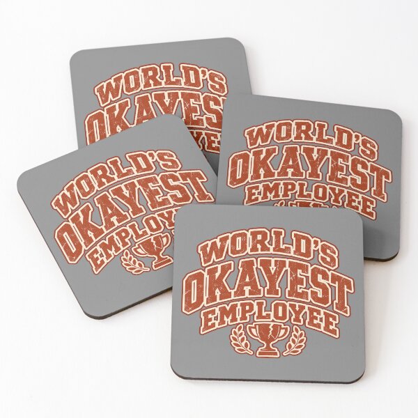 Item preview, Worlds Okayest Employee Shirt | Funny Work Shirt | Coworker Gift | Sarcastic Job Tee designed and sold by WorkLoop.