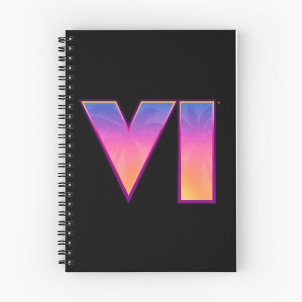Item preview, Neon Roman Numeral VI Palm Tree Logo - Synthwave Smartphone Wallpaper designed and sold by Billy Morfo™.