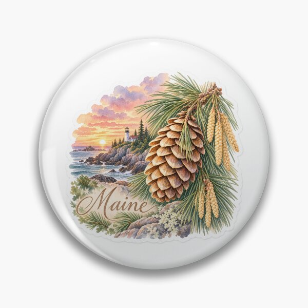 Item preview, Maine White Pine Coastal Lighthouse designed and sold by Whimspired By Paxx.