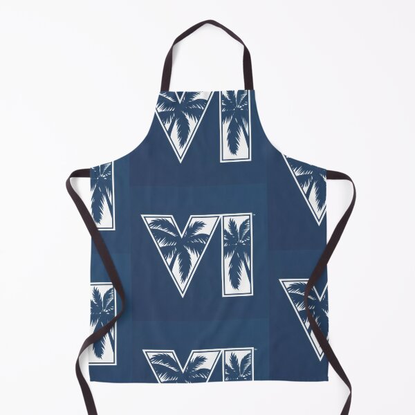 Artikelvorschau, Marineblaues Logo mit römischer Ziffer VI und Palme – Minimalistisches Küsten-Gaming-Emblem entworfen und verkauft von Billy Morfo™.