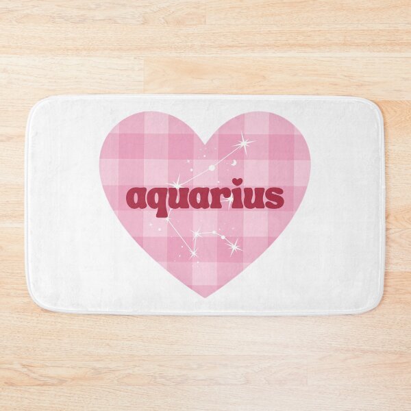 Item preview, Aquarius Astrology Zodiac Sign Heart designed and sold by The Turquoise Brush.