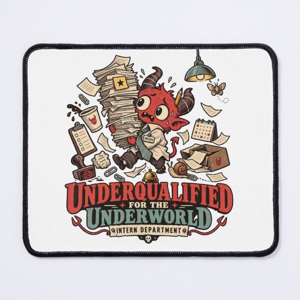 Item preview, Underqualified for the Underworld Devil Intern designed and sold by Trendy-Artistry.