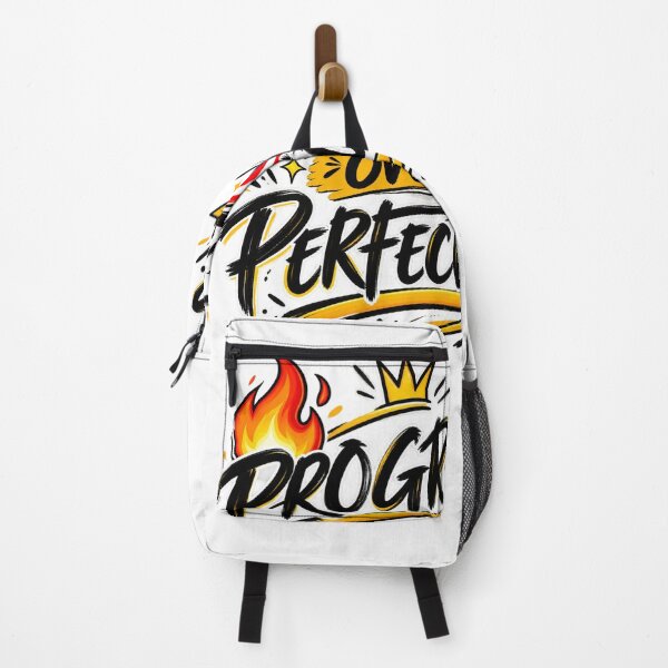 Item preview, Progress Over Perfection Motivational Growth Mindset Typography designed and sold by TibbuTees.