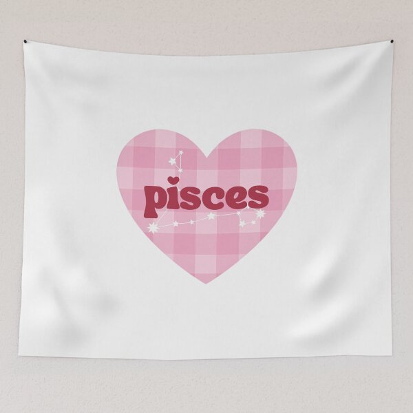Item preview, Pisces Astrology Zodiac Sign Heart designed and sold by The Turquoise Brush.