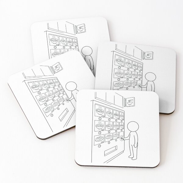 Item preview, Japanese Ramen Ticket Vending Machine - Food Culture Pictogram designed and sold by japan-picto.