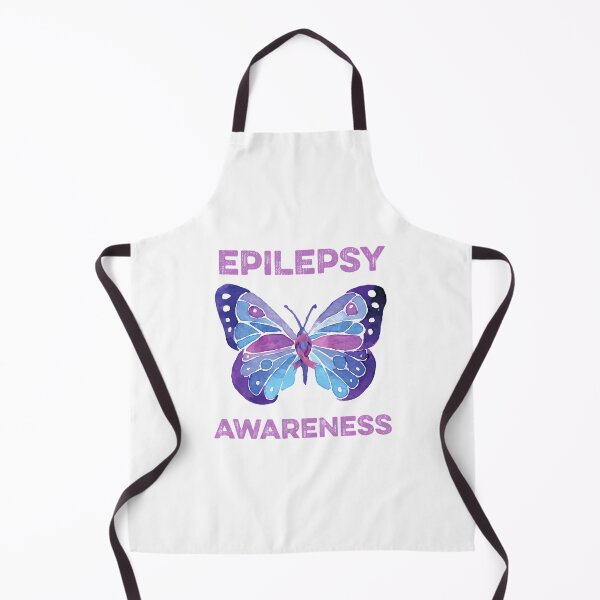 Item preview, Epilepsy Awareness Butterfly Purple Ribbon Seizure Neurological Brain Disorder designed and sold by FinleyFamilyDes.