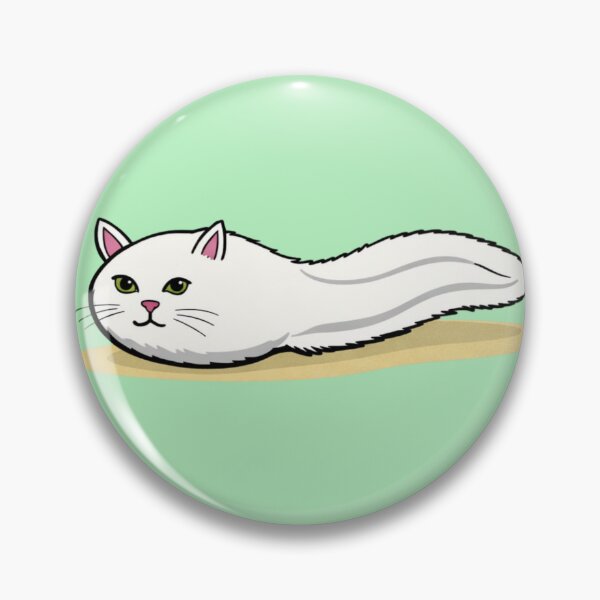 Aperçu de l'œuvre Chat limace blanche fondue créée et vendue par MutationStation.