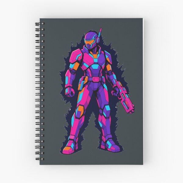 Item preview, Cyberpunk Space Marine Sci Fi Armor Soldier Synthwave designed and sold by KungPowUnicorn.