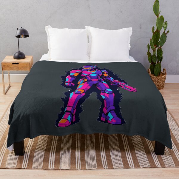 Item preview, Cyberpunk Space Marine Sci Fi Armor Soldier Synthwave designed and sold by KungPowUnicorn.