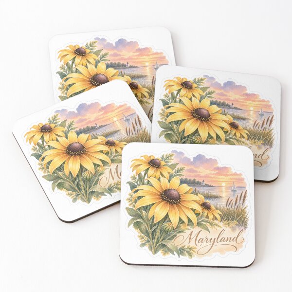 Item preview, Maryland Black Eyed Susans Chesapeake Sunset designed and sold by Whimspired By Paxx.
