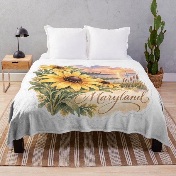 Item preview, Maryland Black Eyed Susans Chesapeake Sunset designed and sold by Whimspired By Paxx.