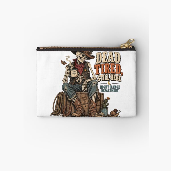 Item preview, Dead Tired Still Here Cowboy Skeleton designed and sold by Trendy-Artistry.