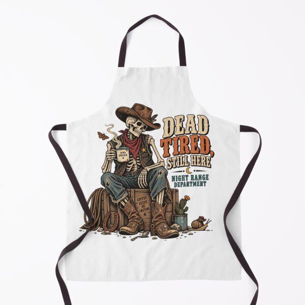 Item preview, Dead Tired Still Here Cowboy Skeleton designed and sold by Trendy-Artistry.