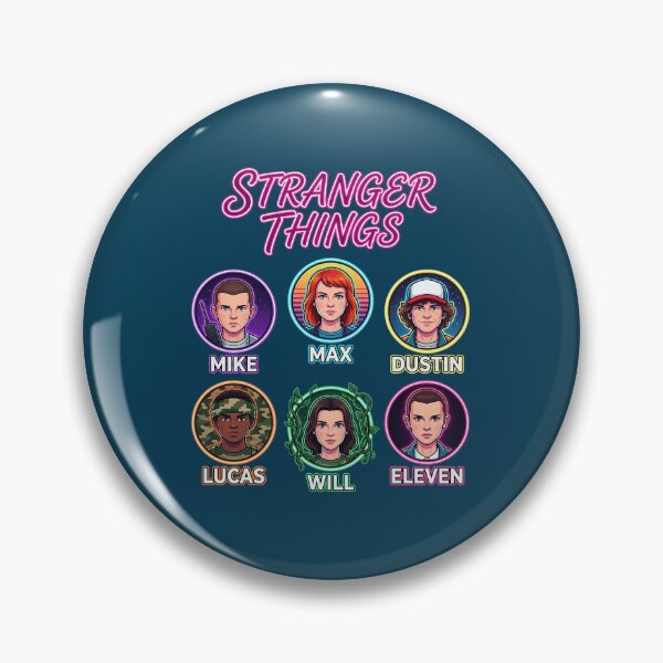 Item preview, Stranger Things Mike Max Dustin Lucas Will Eleven designed and sold by WulflundJewelr.