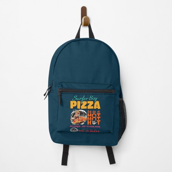 Item preview, Surfer Boy Pizza Hot Pizza Retro Design designed and sold by WulflundJewelr.