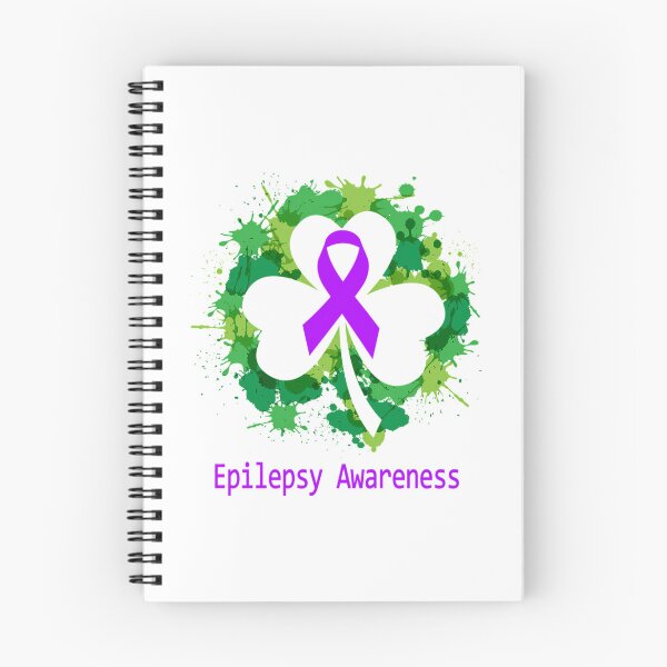 Item preview, Epilepsy Awareness Clover Ribbon Happy Patricks Day Support Epilepsy Warrior Gifts designed and sold by FinleyFamilyDes.
