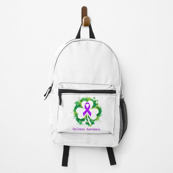 Item preview, Epilepsy Awareness Clover Ribbon Happy Patricks Day Support Epilepsy Warrior Gifts designed and sold by FinleyFamilyDes.