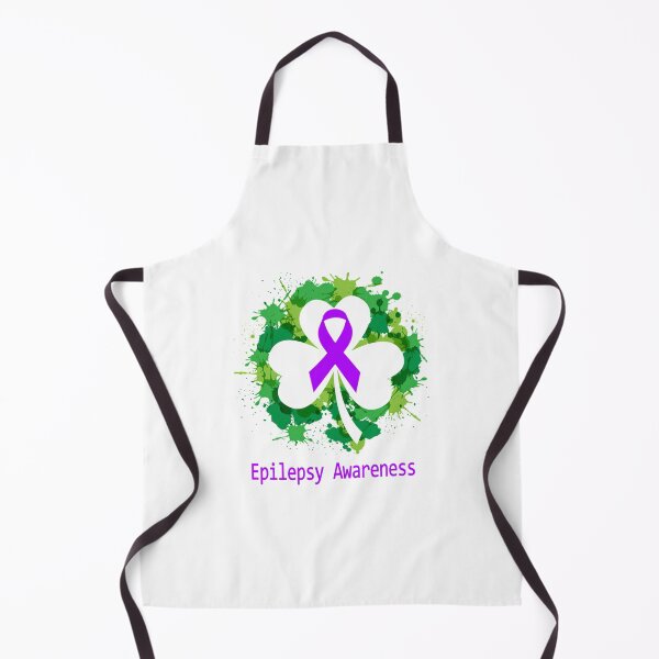 Item preview, Epilepsy Awareness Clover Ribbon Happy Patricks Day Support Epilepsy Warrior Gifts designed and sold by FinleyFamilyDes.