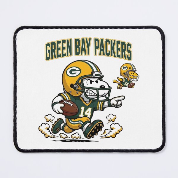 Item preview, Snoopy Green Bay Packers Football Fan Art designed and sold by CaneufeyCip.