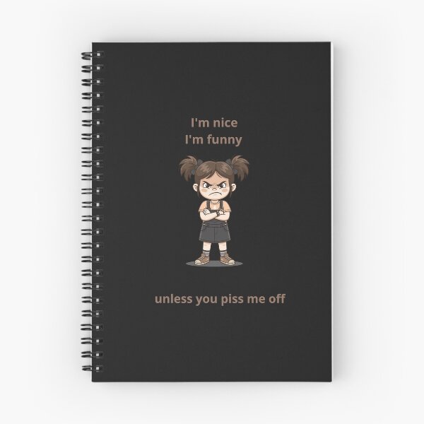 Item preview, I'm nice unless you piss me of funny gift  designed and sold by TrendovaKate.