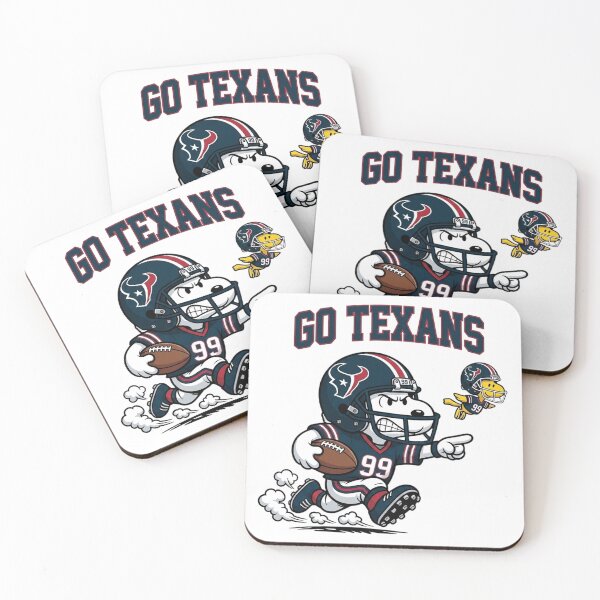 Item preview, Snoopy Go Texans Football Fan Art designed and sold by CaneufeyCip.