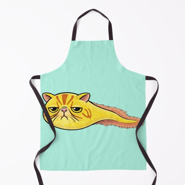 Item preview, Annoyed Orange Tadpole Cat designed and sold by MutationStation.
