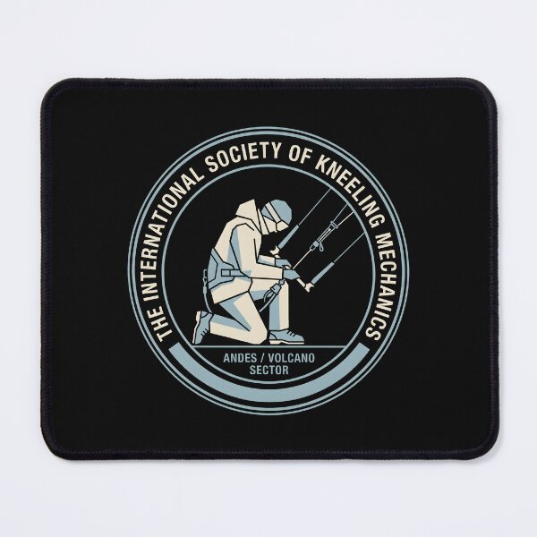 Item preview, Kitesurfing Kneeling Mechanics Emblem designed and sold by SplashTastic.