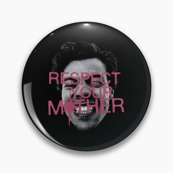 Item preview, Respect Your Mother Pink Typography Harry Portrait designed and sold by Renographicss.