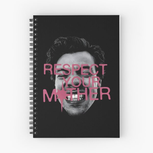 Item preview, Respect Your Mother Pink Typography Harry Portrait designed and sold by Renographicss.