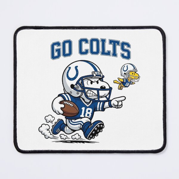 Item preview, Snoopy Go Colts Football Fan Art designed and sold by CaneufeyCip.