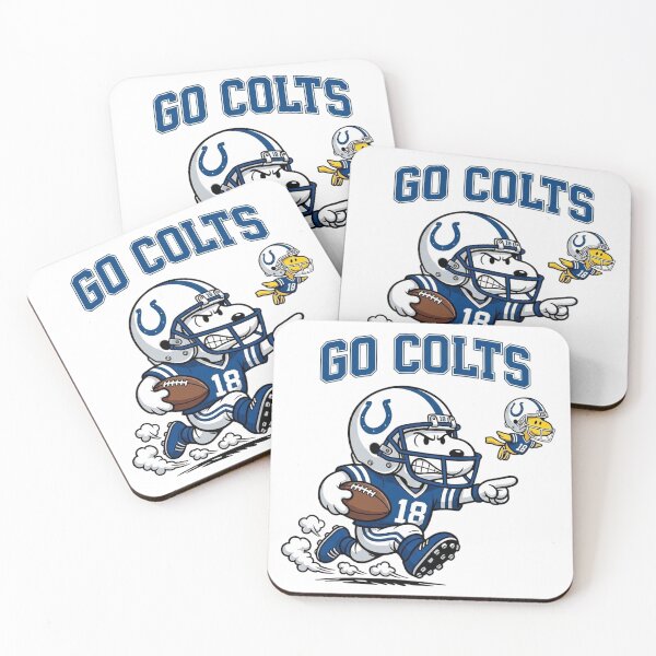 Item preview, Snoopy Go Colts Football Fan Art designed and sold by CaneufeyCip.