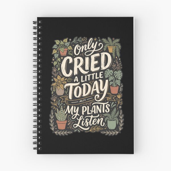 Item preview, Only Cried A Little Today My Plants Listen Vintage Botanical designed and sold by dudelinart.
