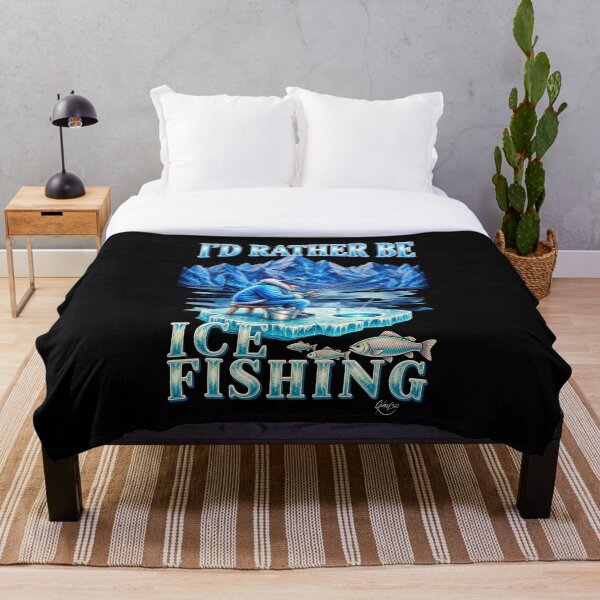 Item preview, Prefiero estar pescando en el hielo. designed and sold by Gnarly360.