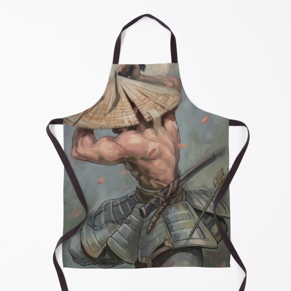 Item preview, Samurai Warrior Under the Moon | Japanese Ronin Fantasy Art designed and sold by HeavenRoad.