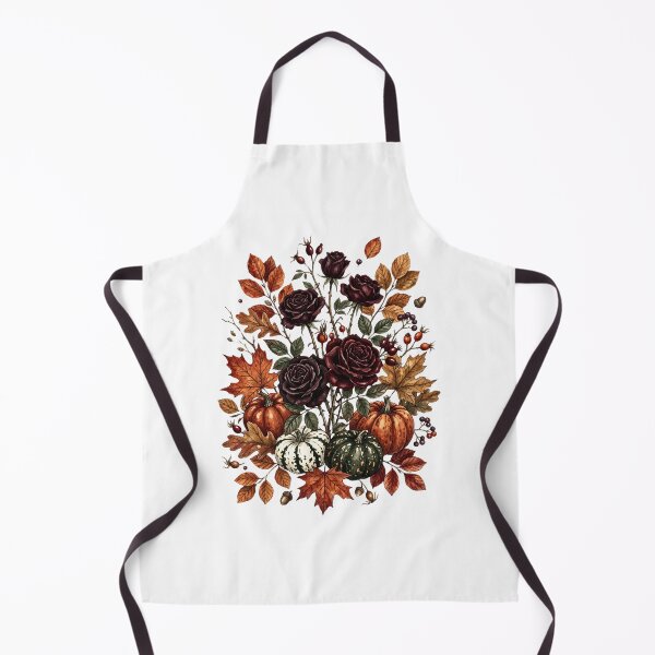 Item preview, Dark roses and pumpkins - Gothic Autumn Pumpkin Floral Bouquet designed and sold by Steele-Art.