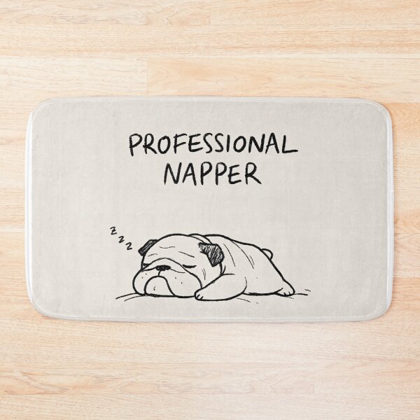 Item preview, Professional Napper Cute Bulldog Sleeping Dog designed and sold by lautir.