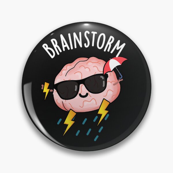 Item preview, Brainstorm Funny Brain Pun designed and sold by supremedesigns1.