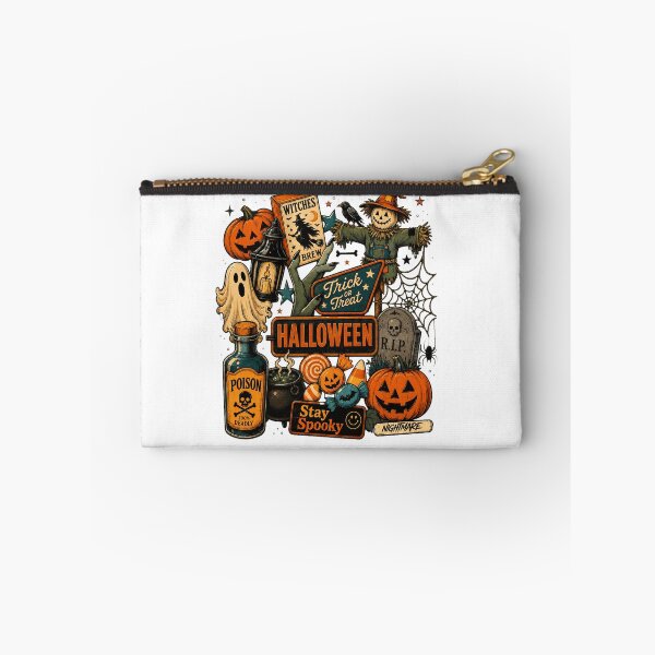 Item preview, Spooky Halloween Collage Art Print designed and sold by JosephPie12689.