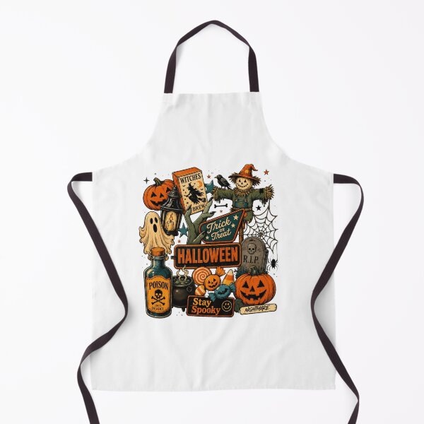 Item preview, Spooky Halloween Collage Art Print designed and sold by JosephPie12689.